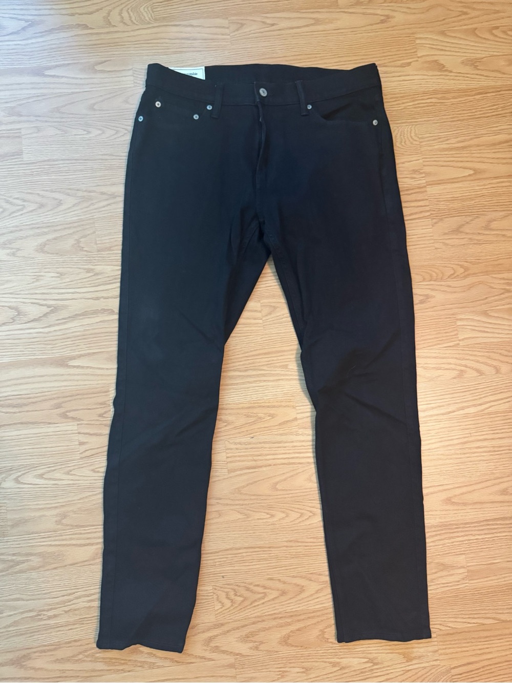 Abercrombie & Fitch Black Slim Skinny Jeans 34 w 32 l